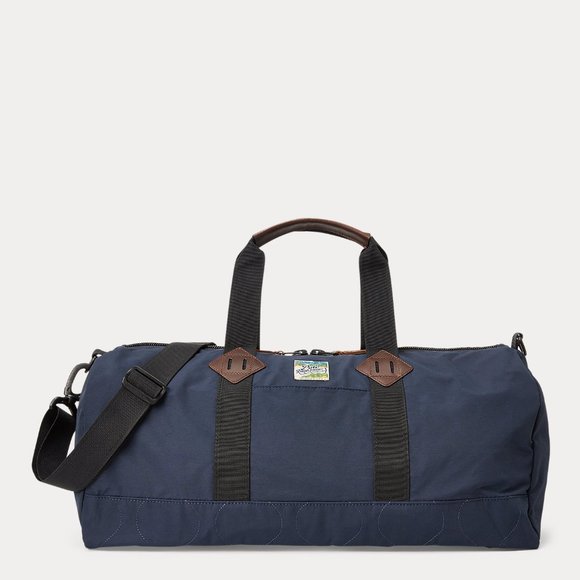 Polo Ralph Lauren NAVY BLUE Lightweight Mountain Polyester Travel Duffle Bag - Picture 2 of 11